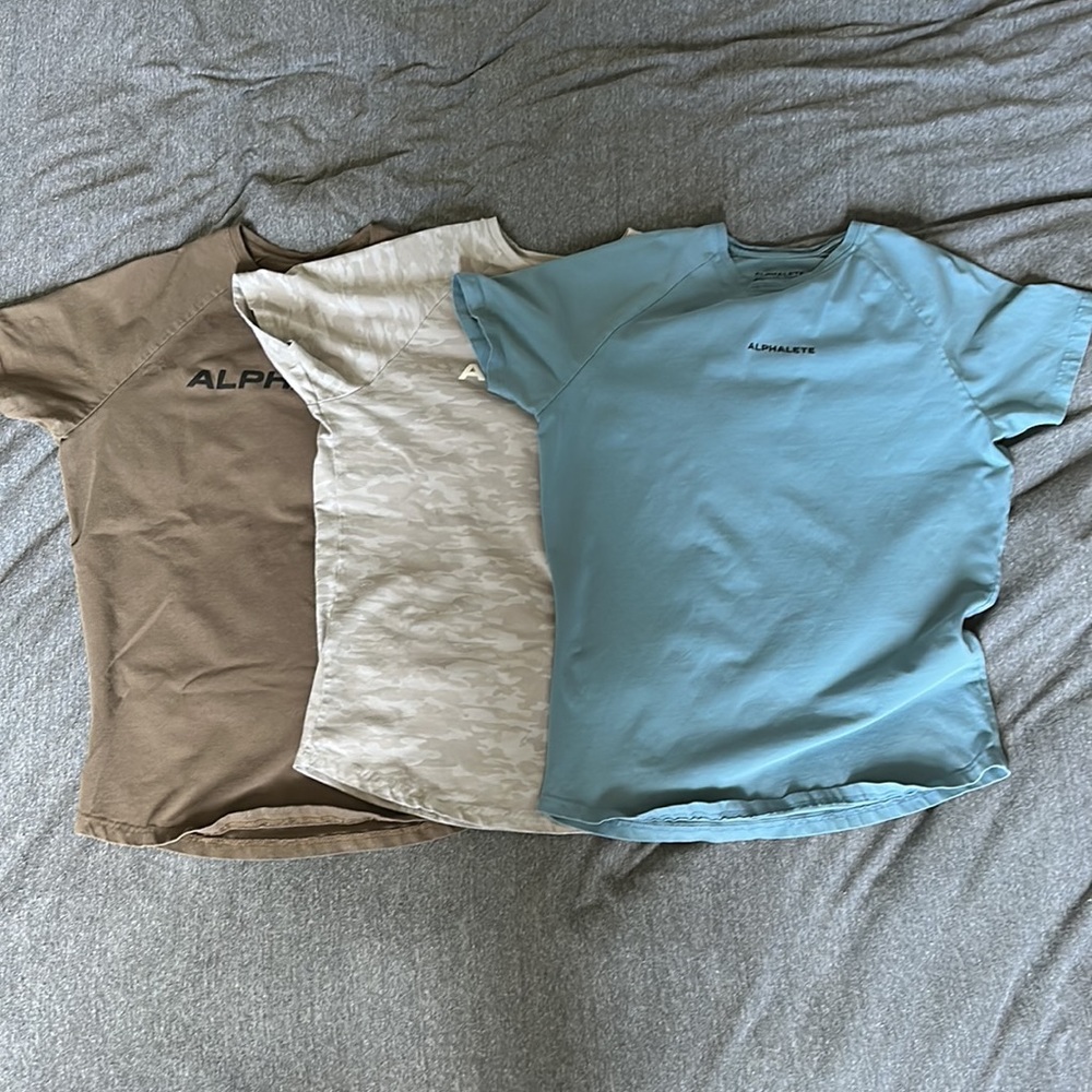 Lot of 3 Alphalete Tees